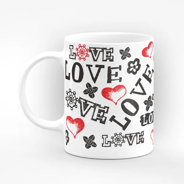 Чаша "Love!" - подарък за Свети Валентин 2